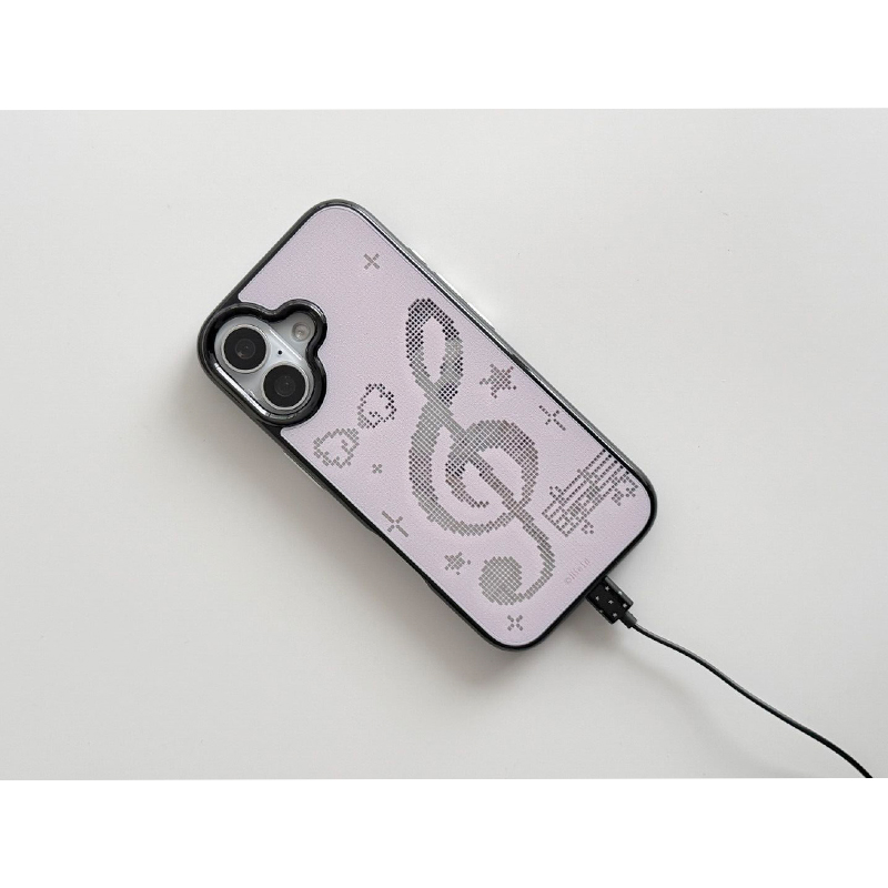 INS Korean Pink Mosaic Music N - Phone Cases Y2K recension och pris
