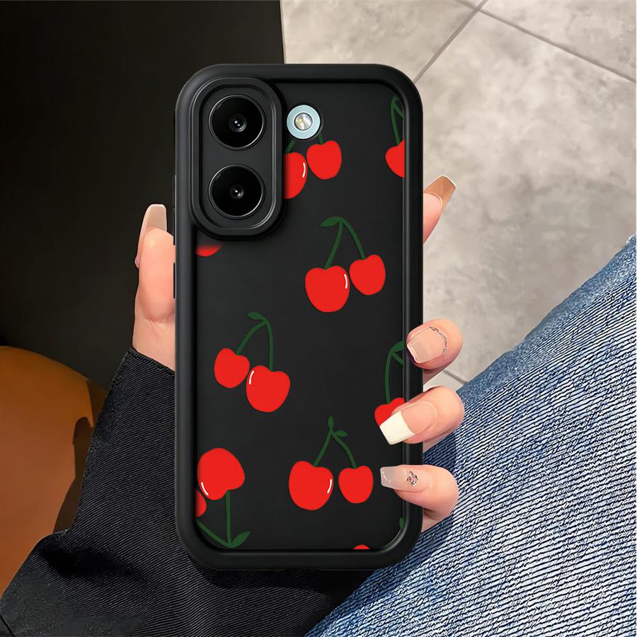 Cartoon Cherry Soft Phone Cove - Phone Cases Cherry recension och pris