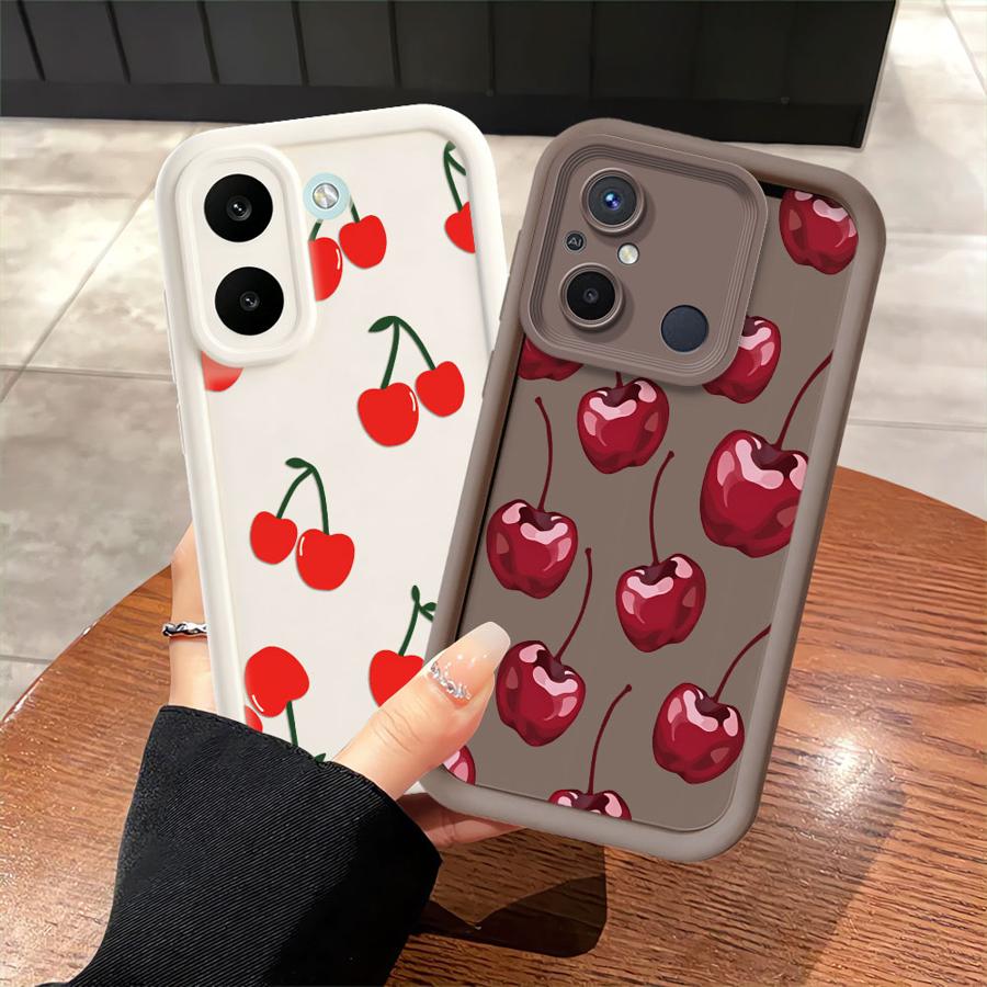 Cartoon Cherry Soft Phone Cove - Phone Cases Cherry recension och pris