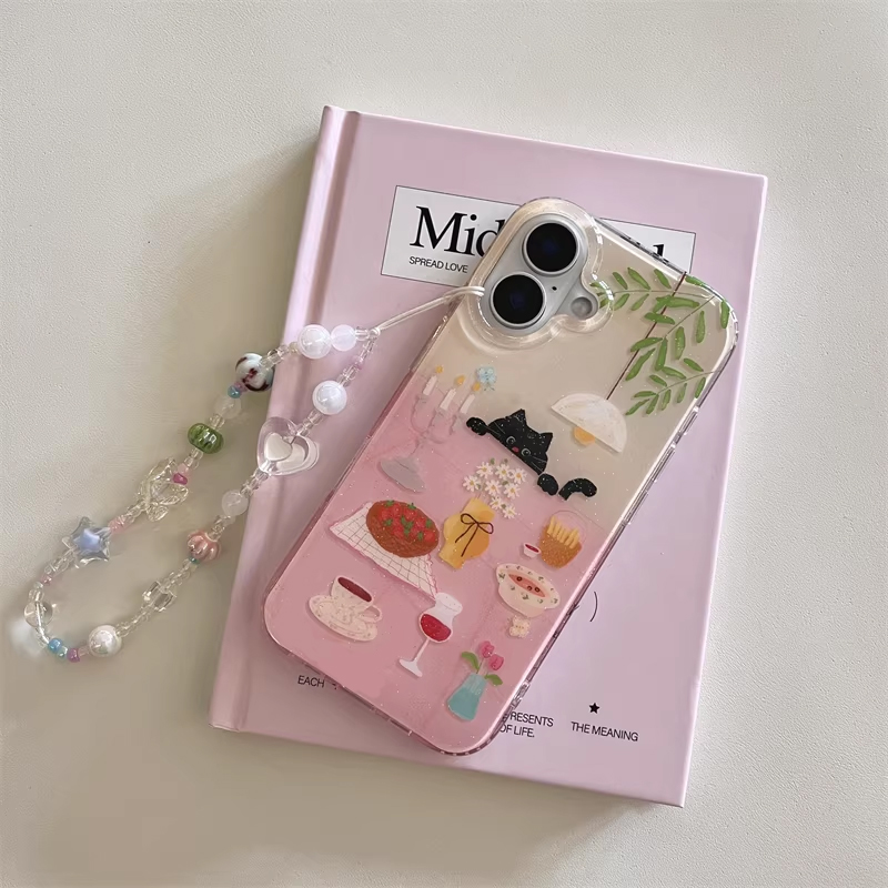 Ins Girl Cute Dining Table Lit - Phone Cases Y2K recension och pris