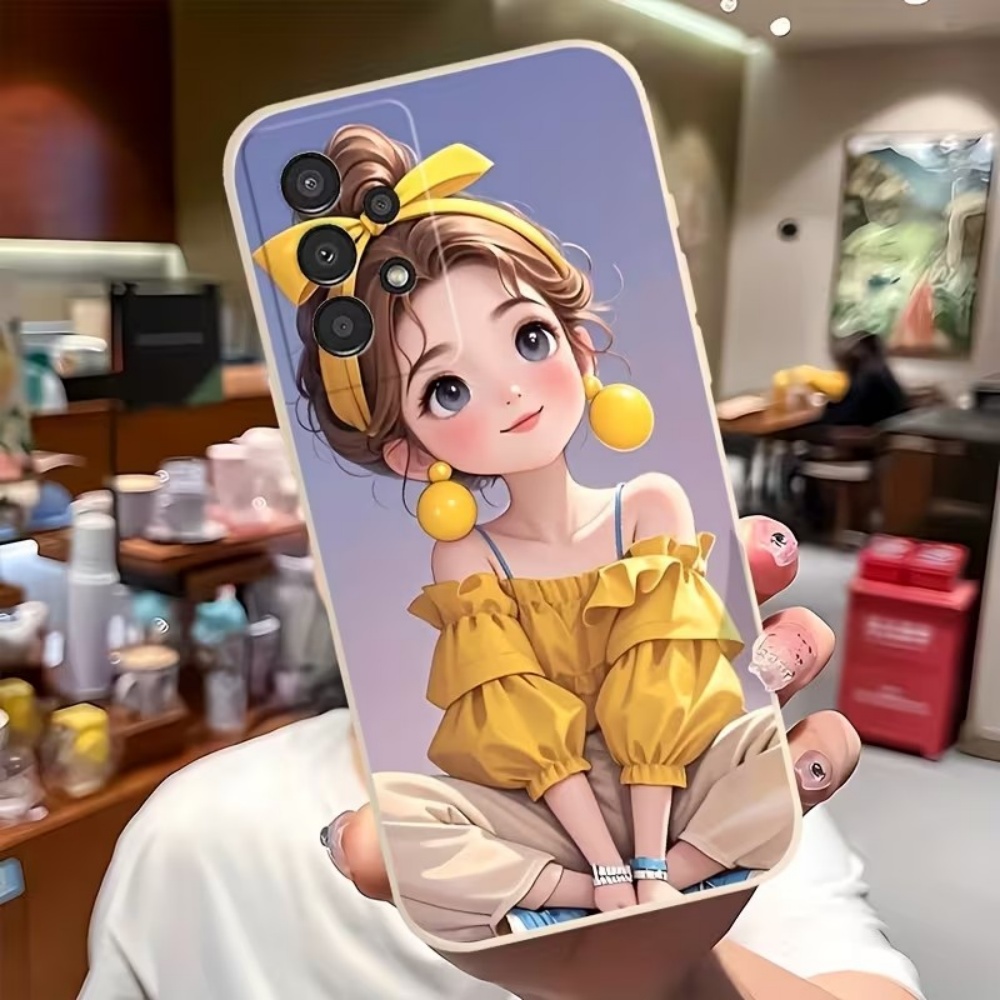 Cute Cartoon Girl Pattern Desi - Phone Cases Designer recension och pris