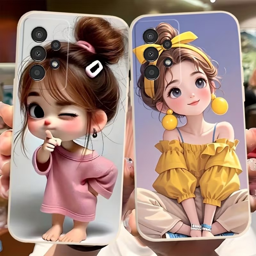 Cute Cartoon Girl Pattern Desi - Phone Cases Designer recension och pris