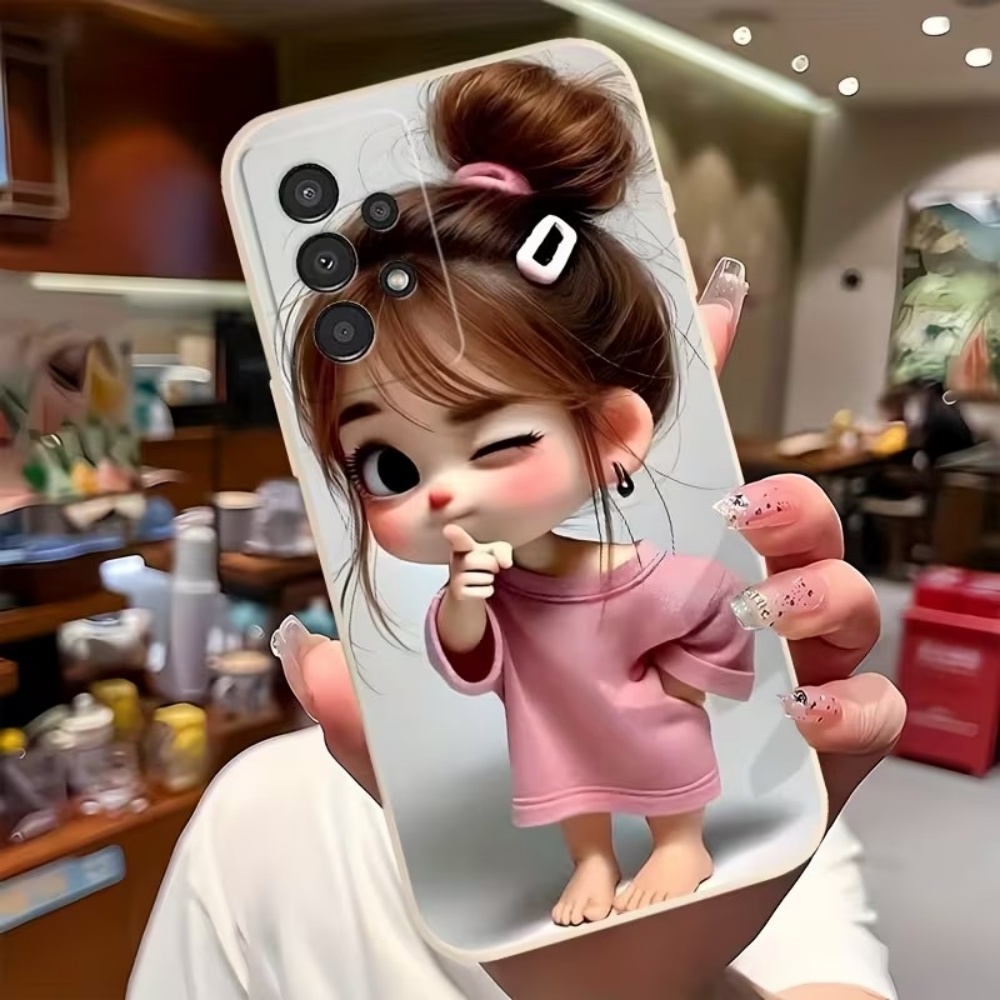 Cute Cartoon Girl Pattern Desi - Phone Cases Designer recension och pris