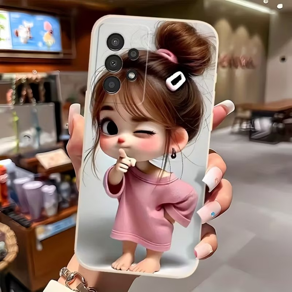 Cute Cartoon Girl Pattern Desi - Phone Cases Designer recension och pris