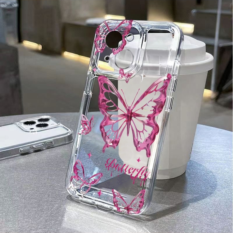 Y2K Glitter Butterfly Phone Ca - Phone Cases Y2K recension och pris