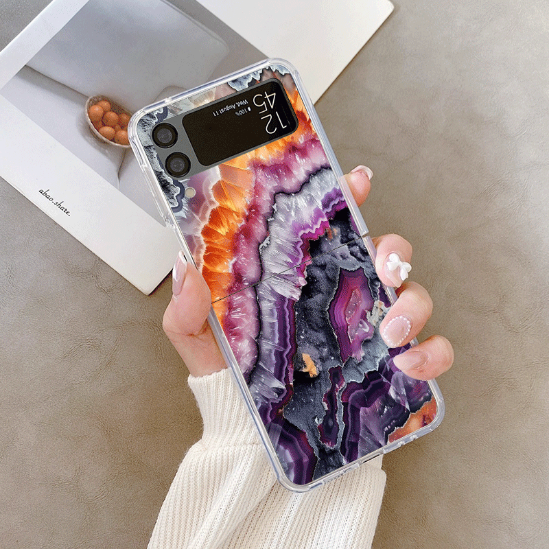 Artistic Colorful Marble Textu - Phone Cases Z Fold 4 recension och pris